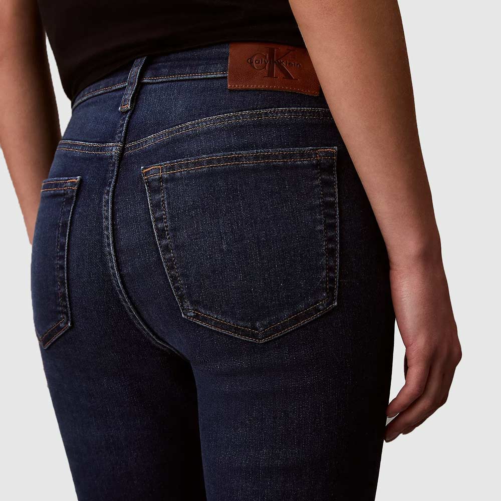 Mid Rise Skinny Jeans - Denim Dark