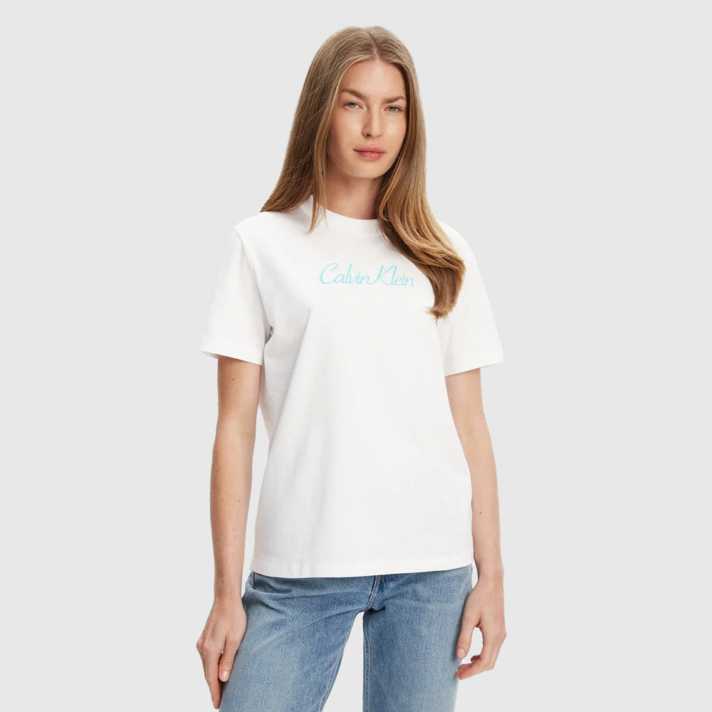Calvin Klein Classic Logo T-Shirt - White |ThirdBaseUrban