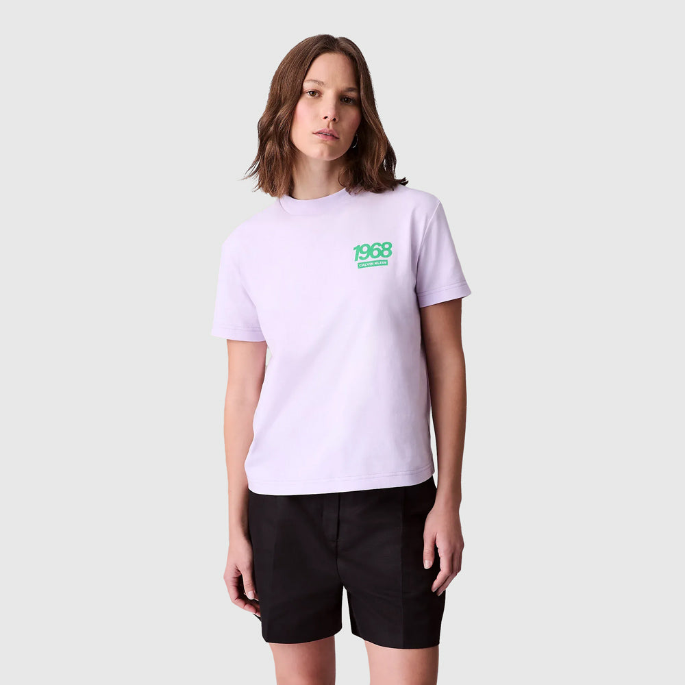 Calvin Klein Classic Logo T-Shirt - Lavender |ThirdBaseUrban