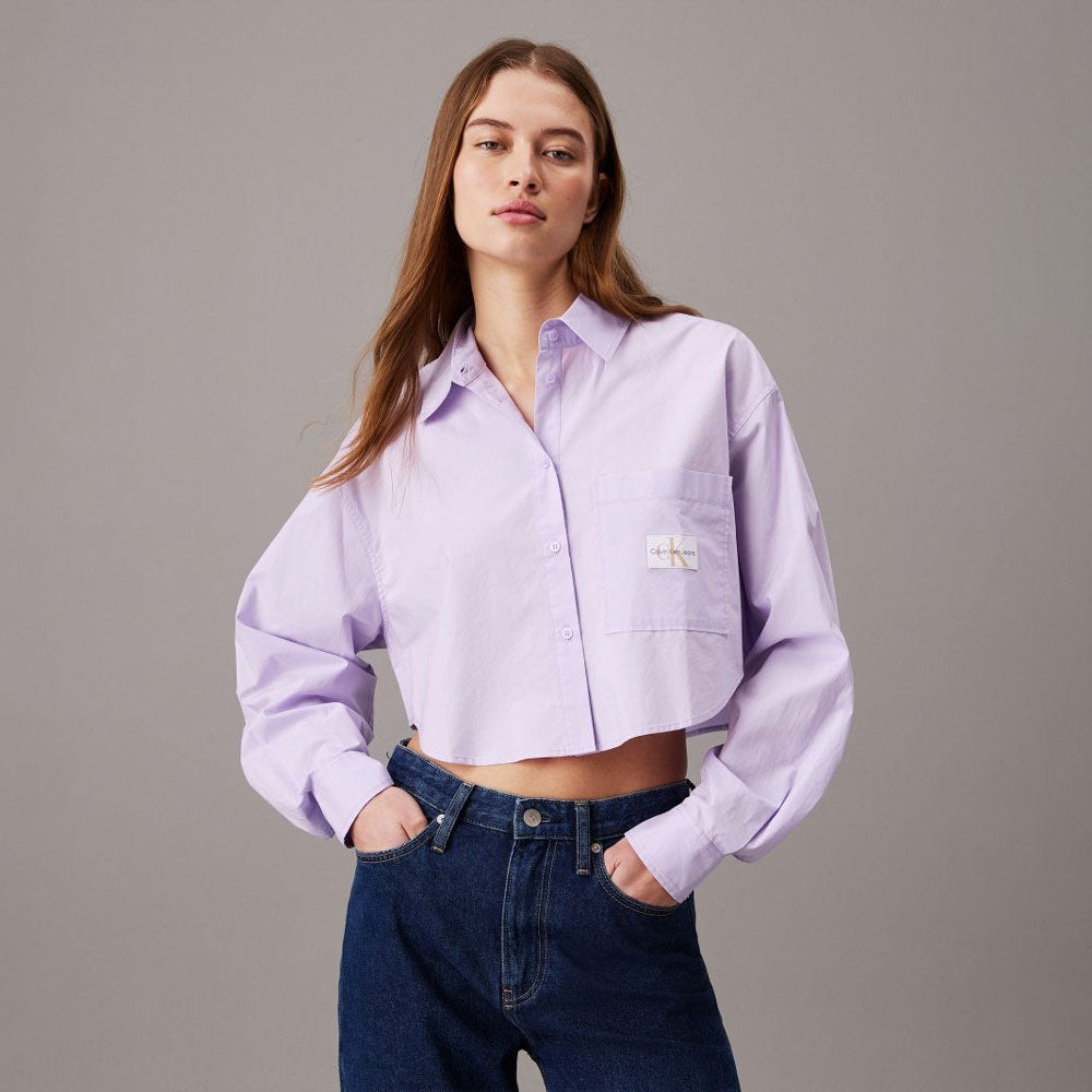 Cropped Shirt - Lilac