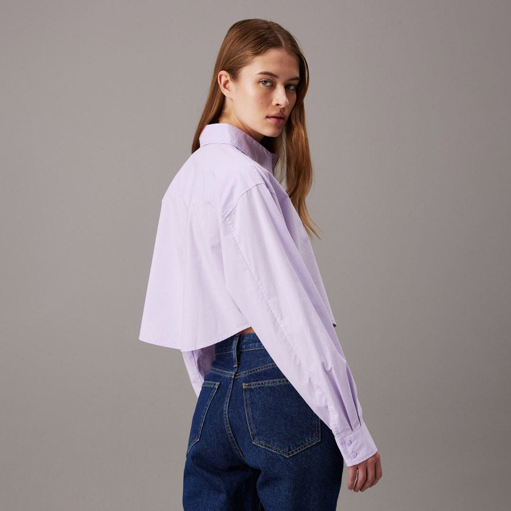 Cropped Shirt - Lilac