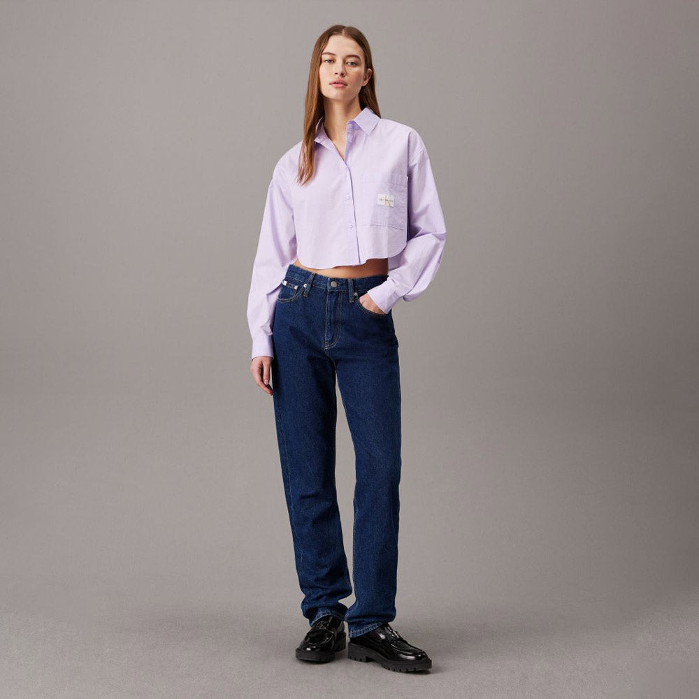 Cropped Shirt - Lilac