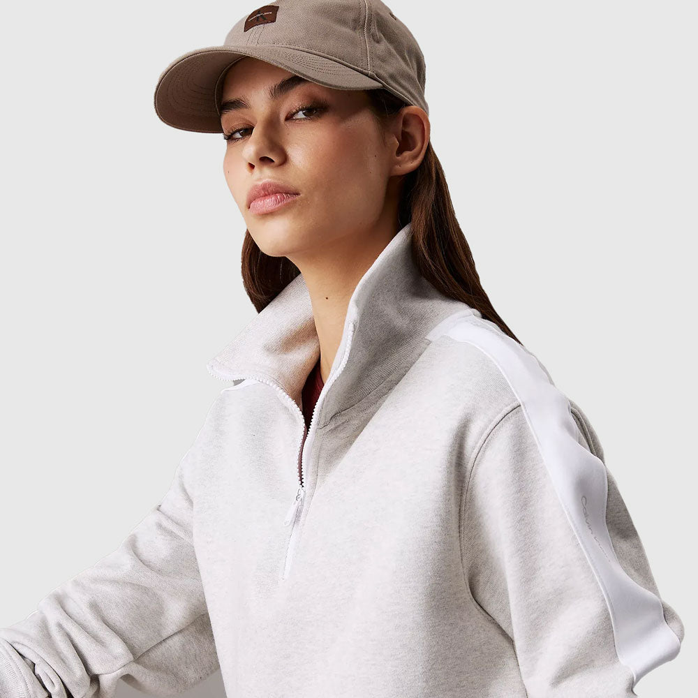 Zip Sweatshirt - Light Grey Heather
