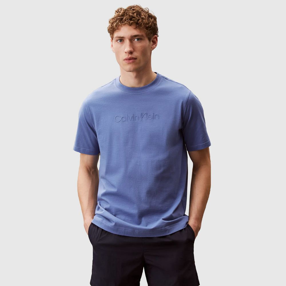 Calvin Klein Performance Graphic  T-Shirt - Blue |ThirdBaseUrban