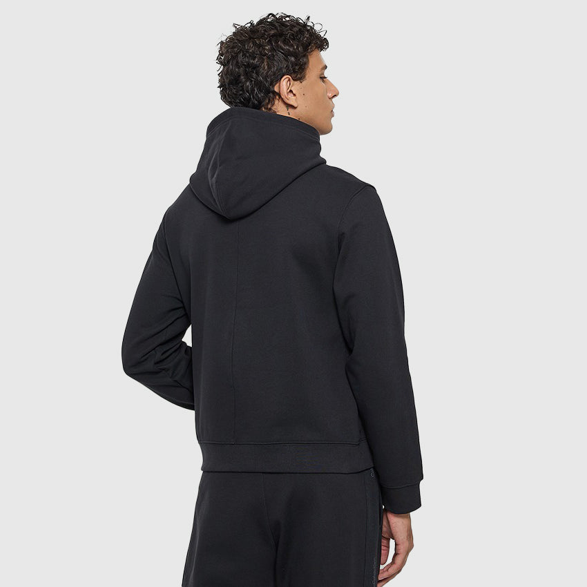 Graphic Sweat Hoodie - Black