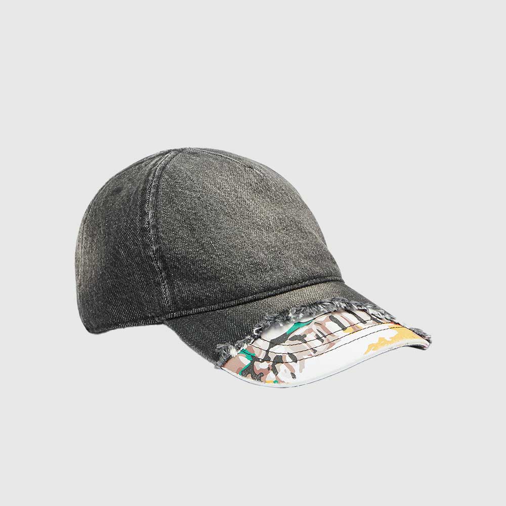 Daliwonga Denim Baseball Cap - Denim Grey
