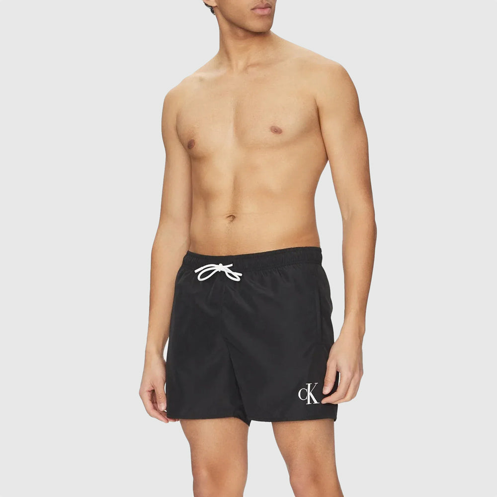 Calvin Klein Drawstring Swim Shorts - Black |ThirdBaseUrban