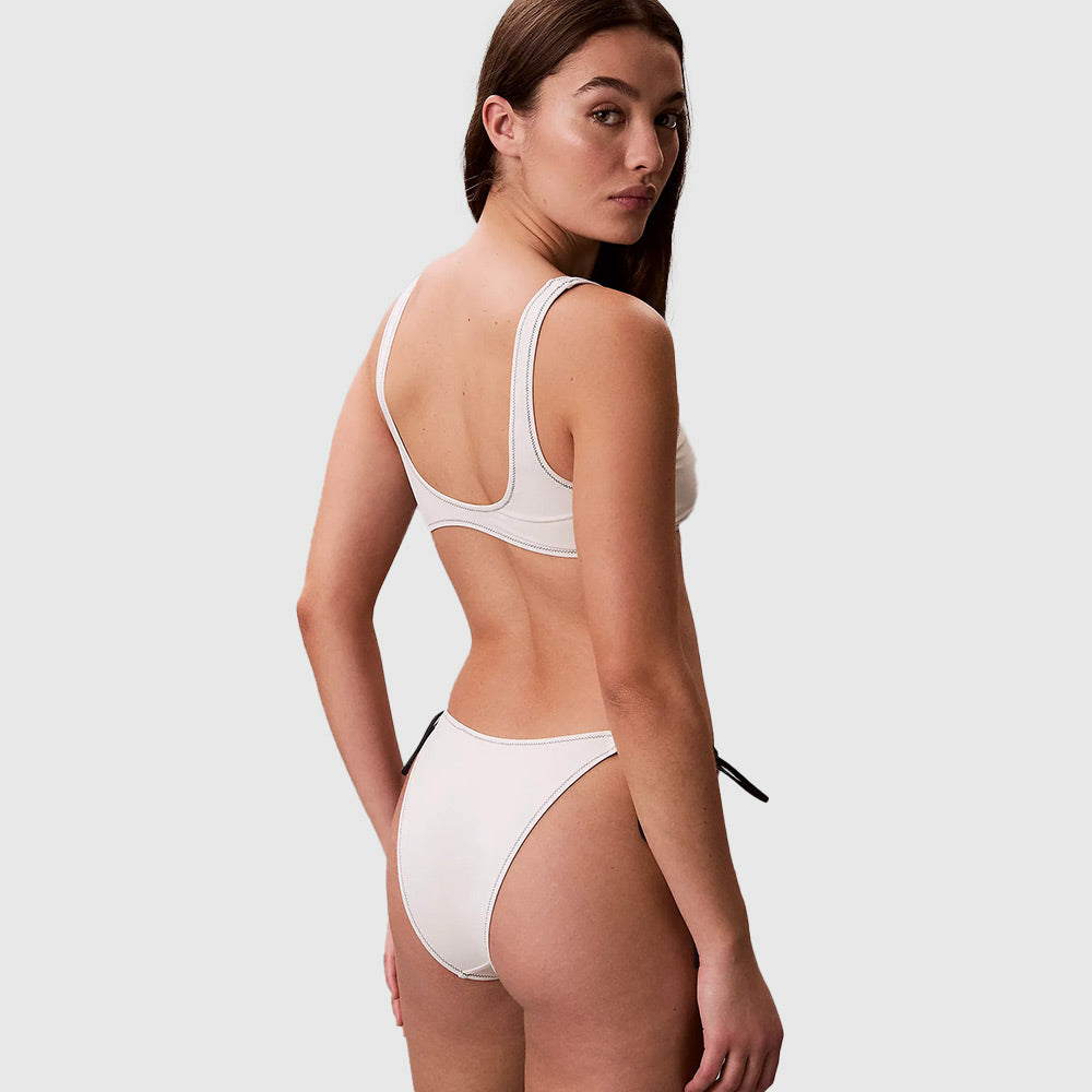 Bralette Bikini Top - White