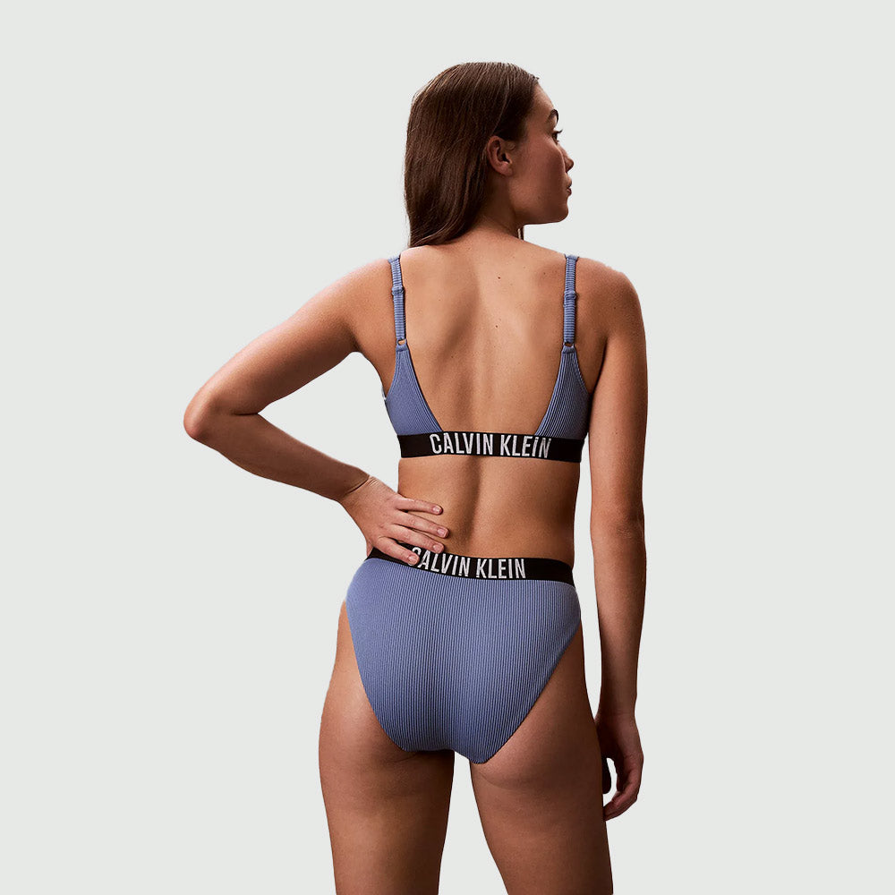 Bralette Bikini Top - Blue Grey
