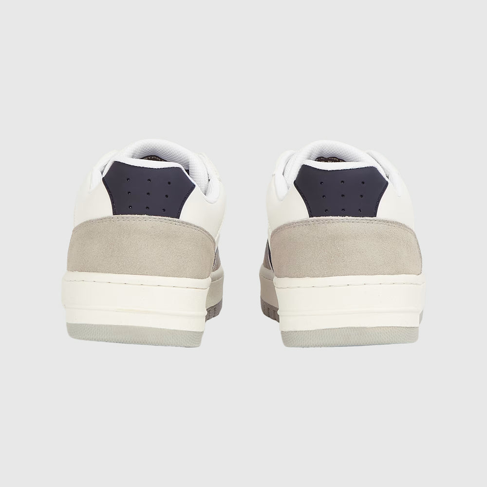 Brend Leather Sneaker - White