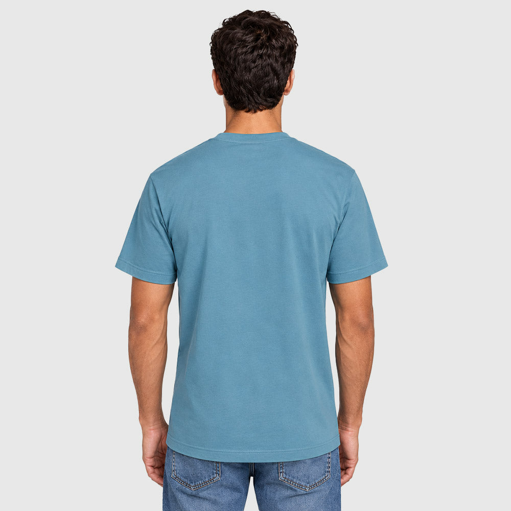 T-Adjust Slit-r17 T-Shirt - Blue