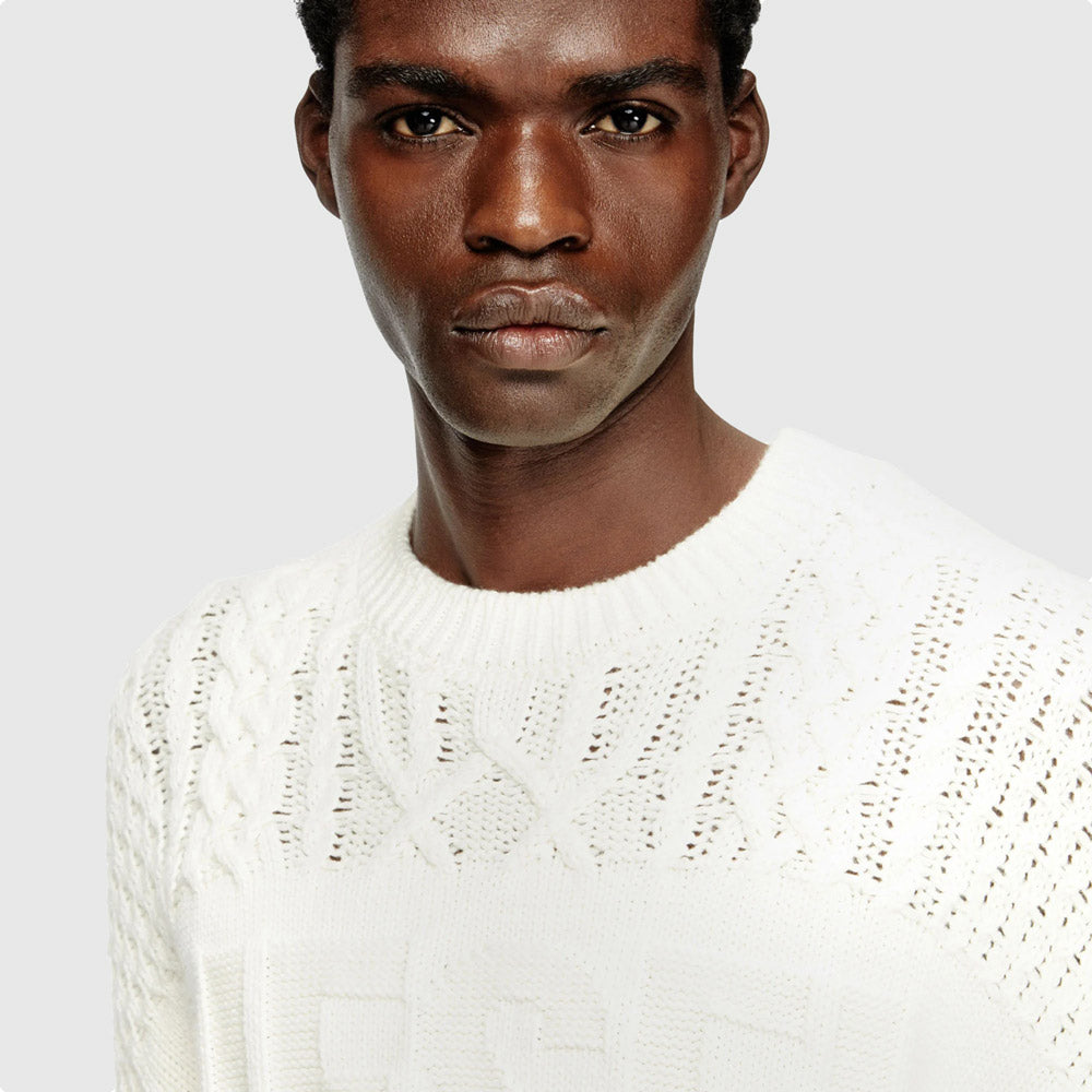 K-Aubin Sweater - White