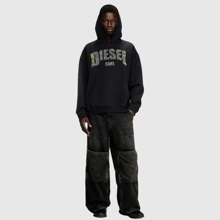S-Boxt-Hood-R13 Sweat Top - Black