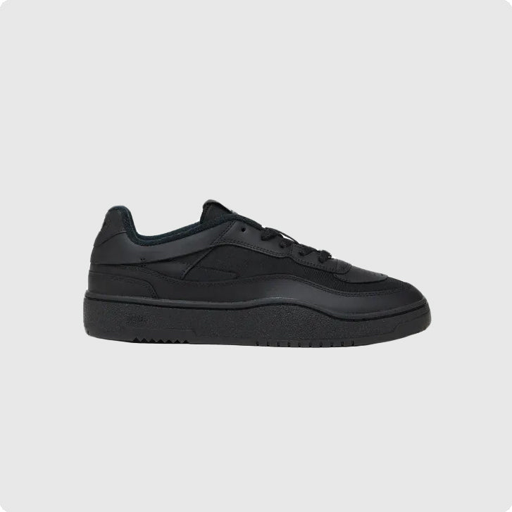Diesel S-Oval Skate Low Sneaker - Black |ThirdBaseUrban