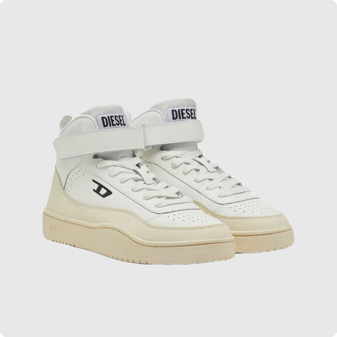 S-Tracker-D Mid Sneaker - White