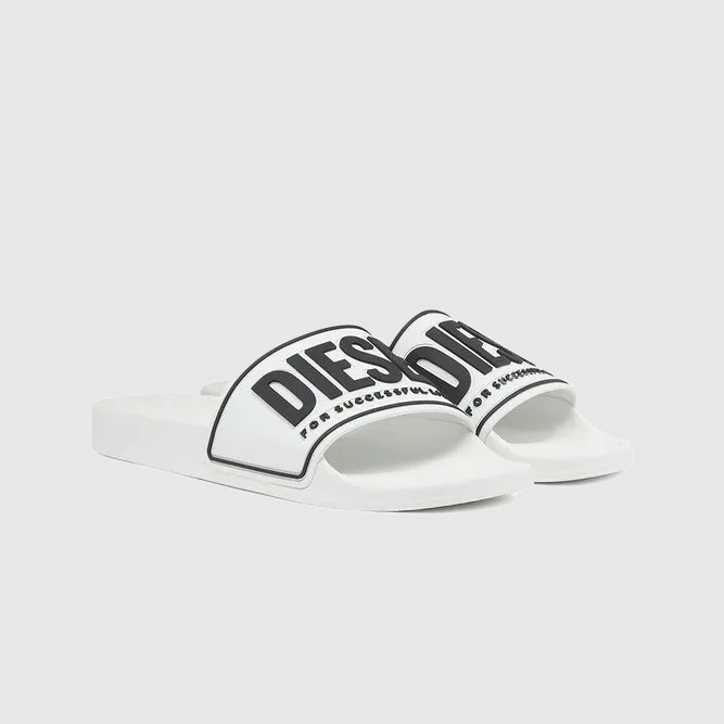 Diesel Sa-Mayemi Slides - White |ThirdBaseUrban