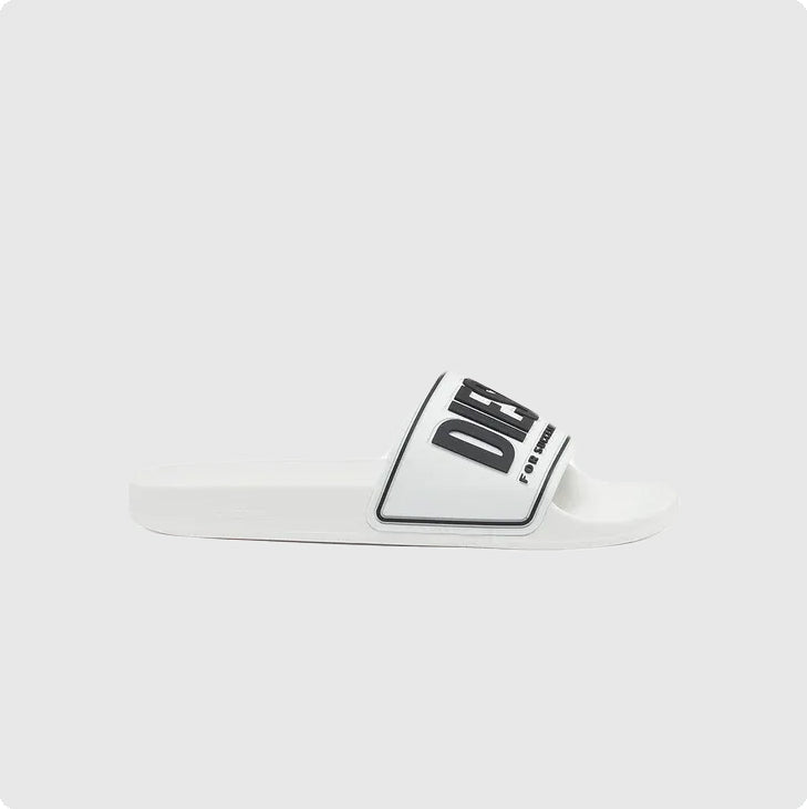 Diesel Sa-Mayemi Slides - White |ThirdBaseUrban