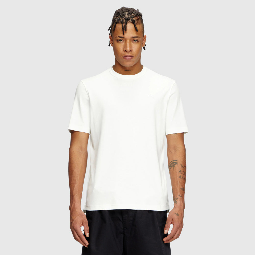 Diesel T-Adjust-Slits-R17 T-Shirt - White |ThirdBaseUrban