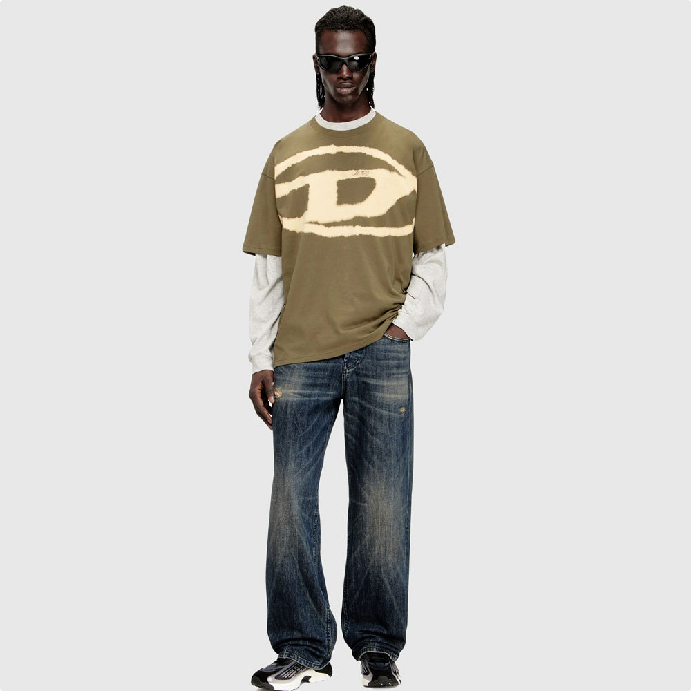 T-Boxt-Bleach T-Shirt - Olive