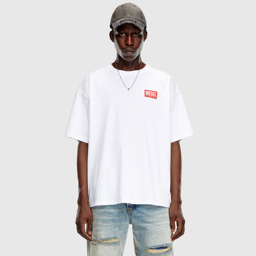 Diesel T Box Lab T-Shirt - White |ThirdBaseUrban