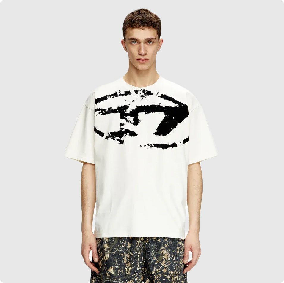 Diesel T-Boxt-N14 T-Shirt - White |ThirdBaseUrban