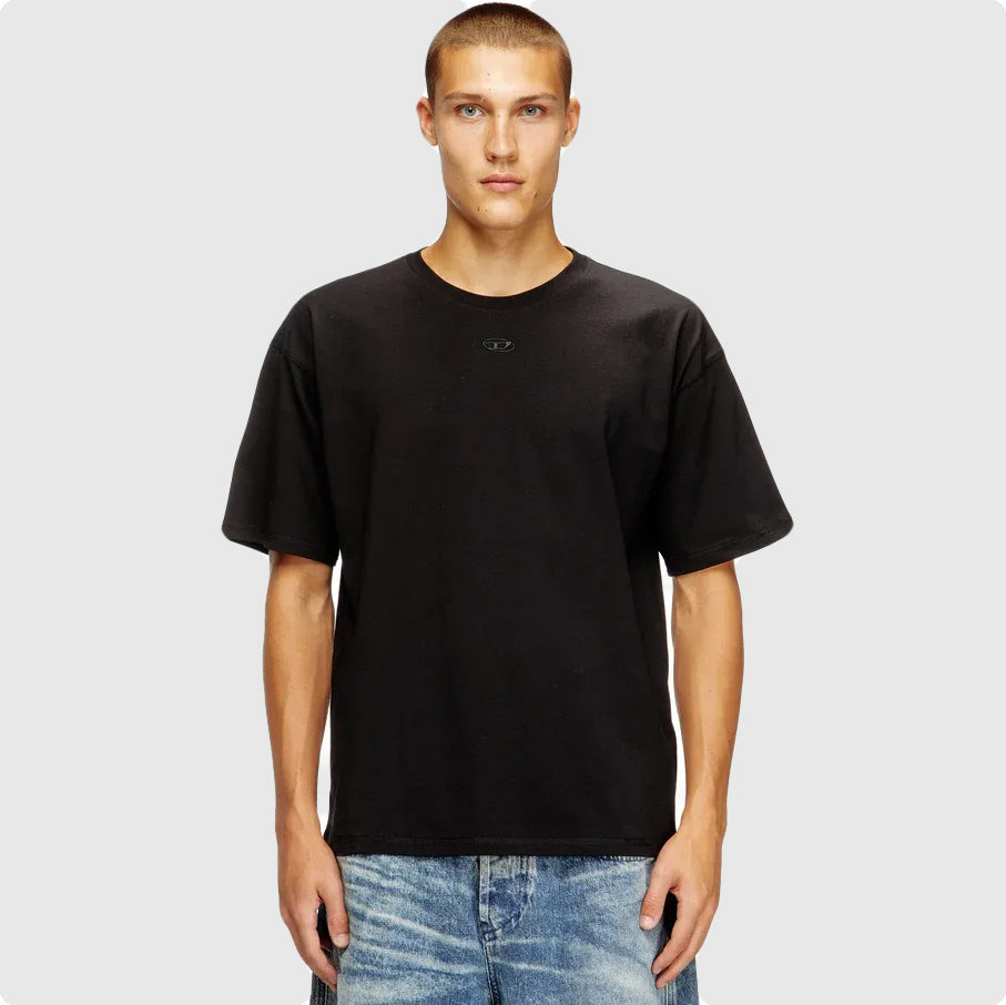 Diesel T-Lucien-Ihbi T-Shirt - Black |ThirdBaseUrban