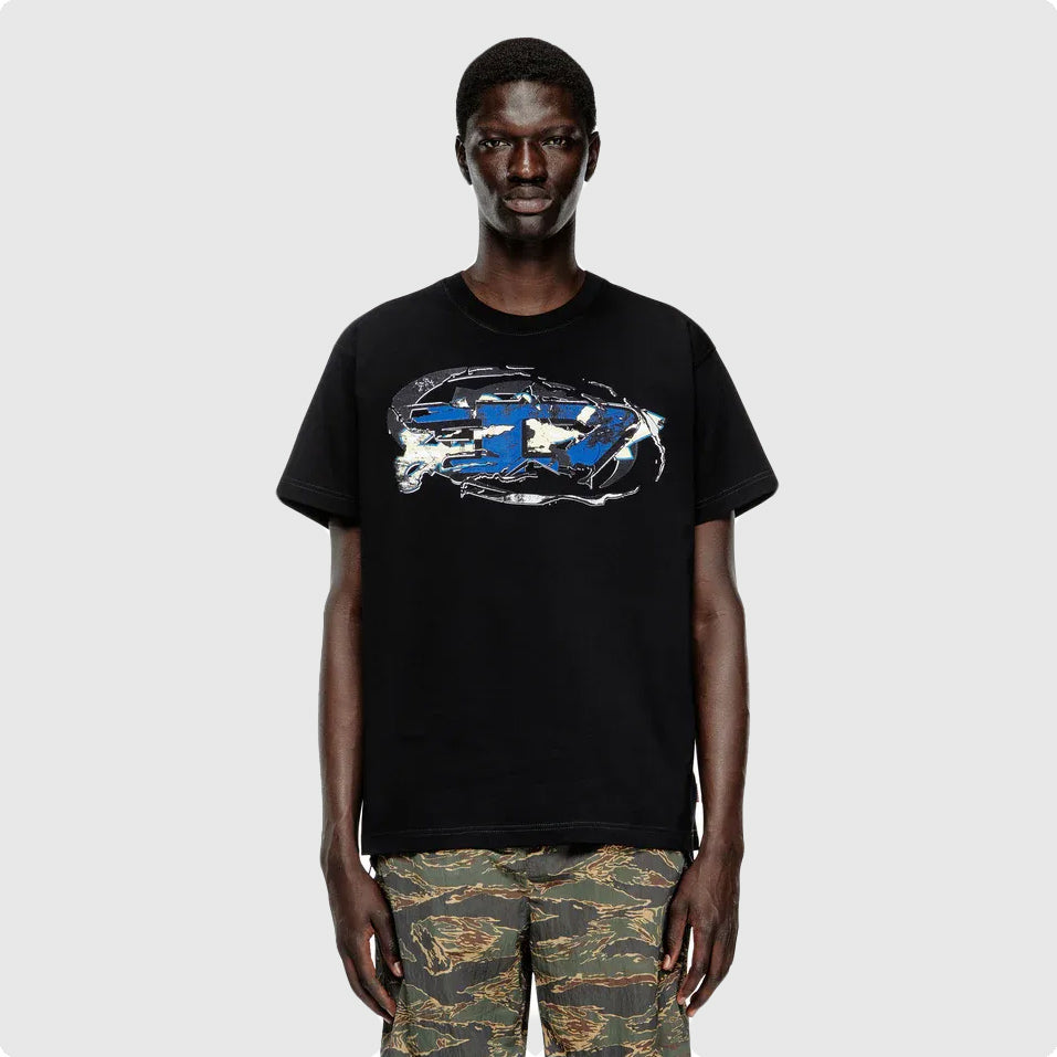 Diesel T-Norm-T11 T-Shirt - Black |ThirdBaseUrban