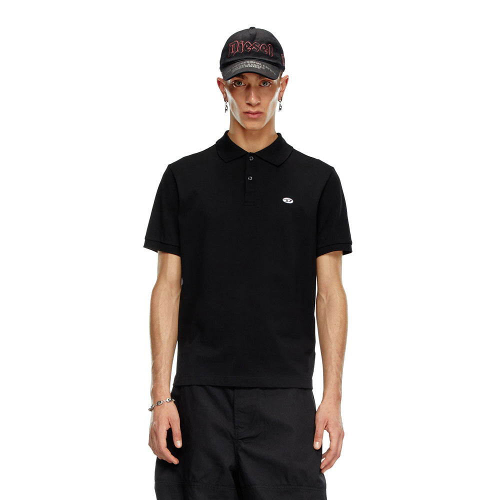 Diesel T-Rejust-Doval-Pj Polo - Black |ThirdBaseUrban