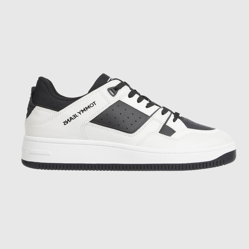 Tommy Hilfiger Retro Basket  Sneaker - Black Multi |ThirdBaseUrban
