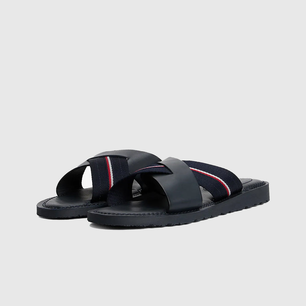 Hilfiger Cross Sandal - Navy
