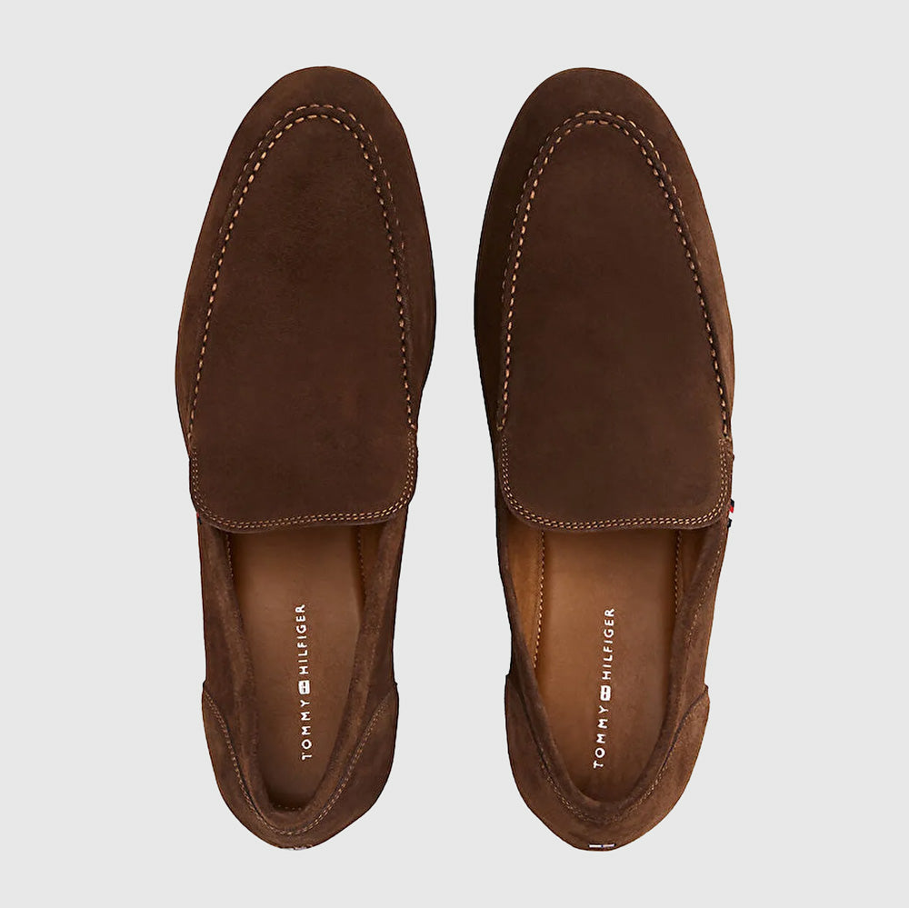 Flexible Suede Loafer - Brown
