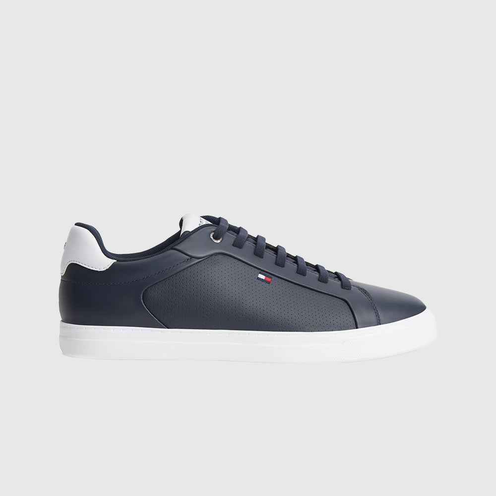 Icon Court Light Leather Sneaker - Navy