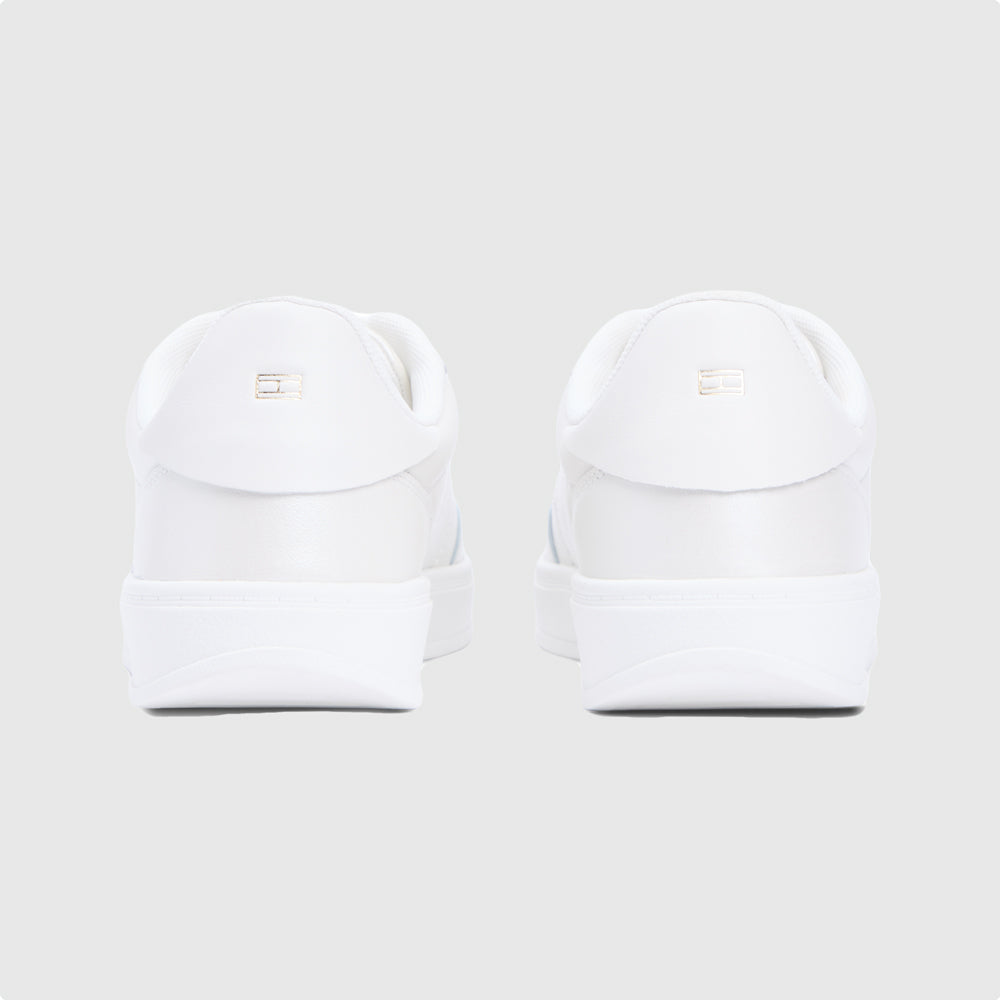 Heritage Shiny Sneaker - Ecru
