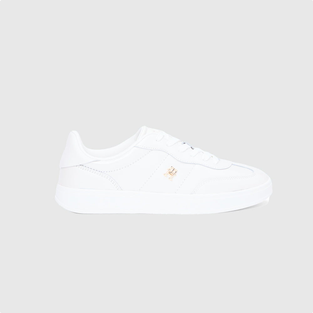 Tommy Hilfiger Heritage Shiny Sneaker - Ecru |ThirdBaseUrban