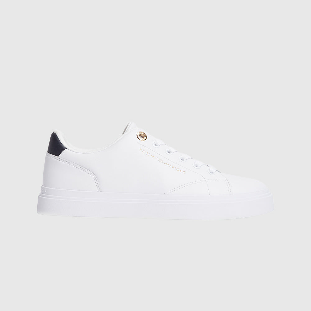 Leather Chic Sneaker - White