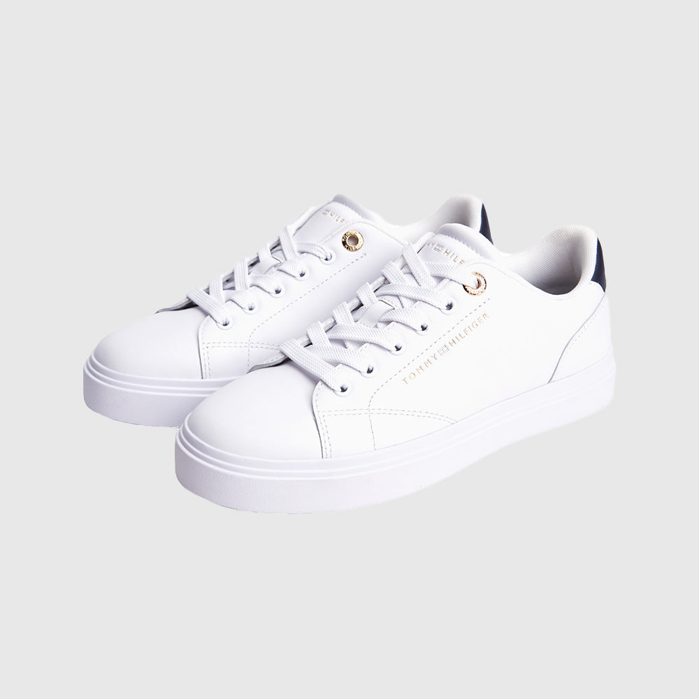Leather Chic Sneaker - White
