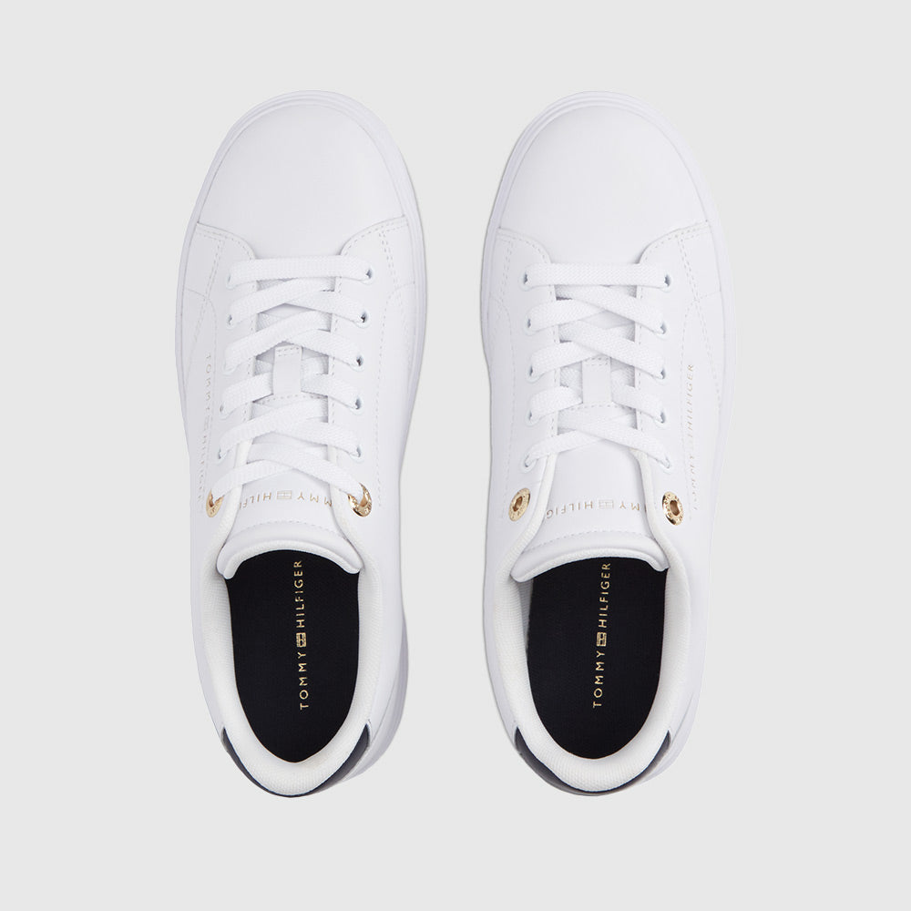 Leather Chic Sneaker - White