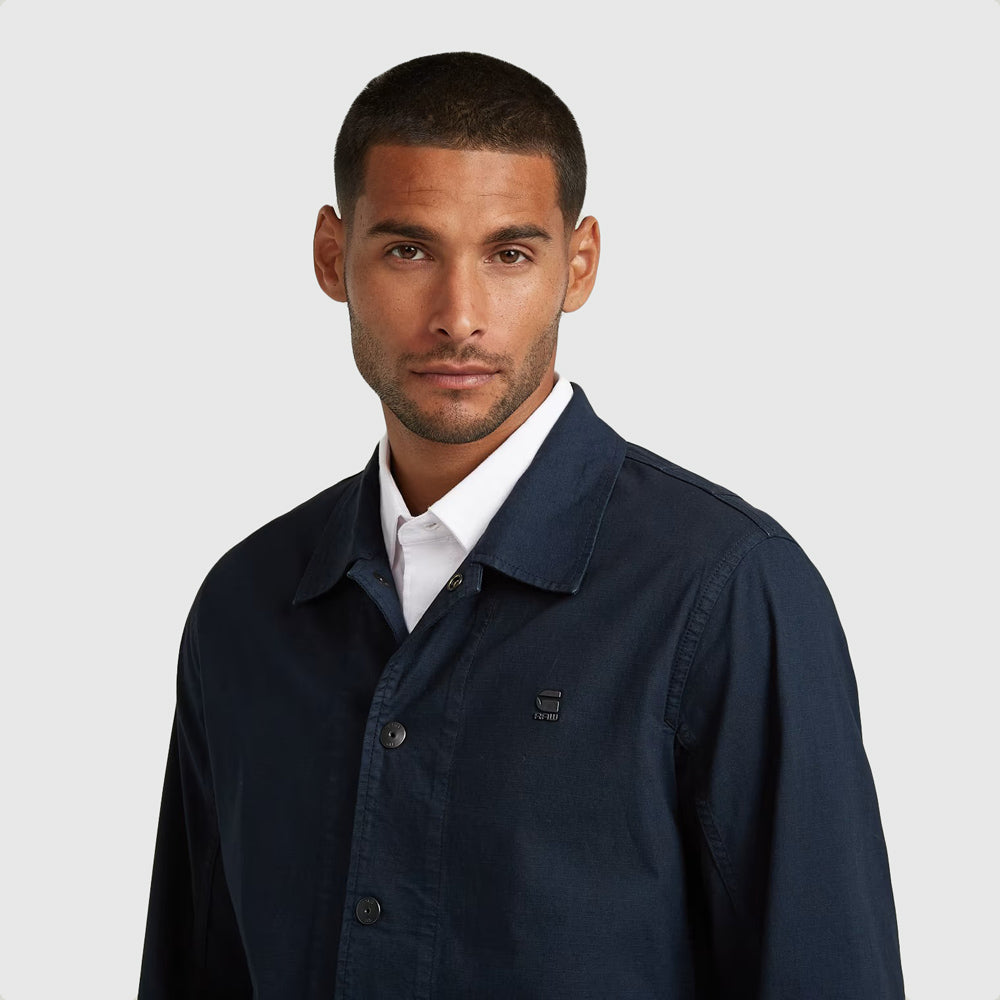 2 Pkt Overshirt - Navy