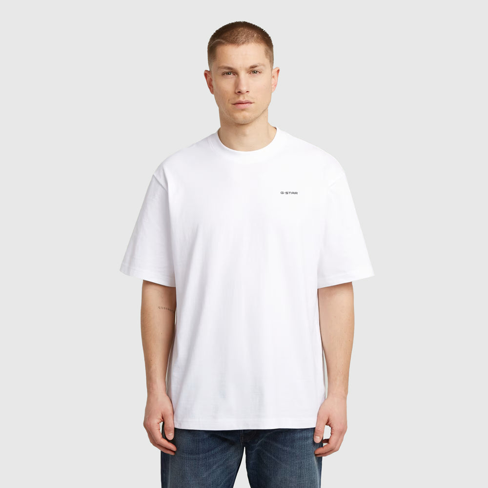 G-Star Boxy Base T-Shirt - White |ThirdBaseUrban