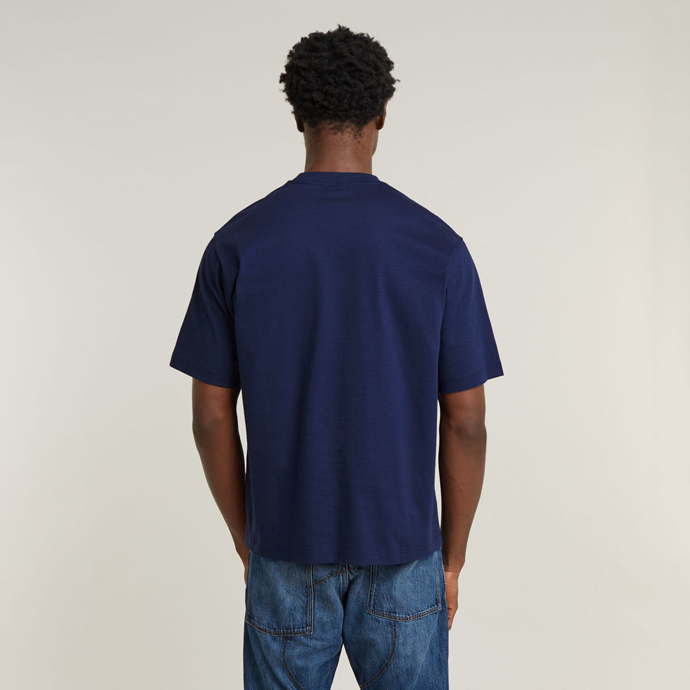 Center Chest T-Shirt - Navy