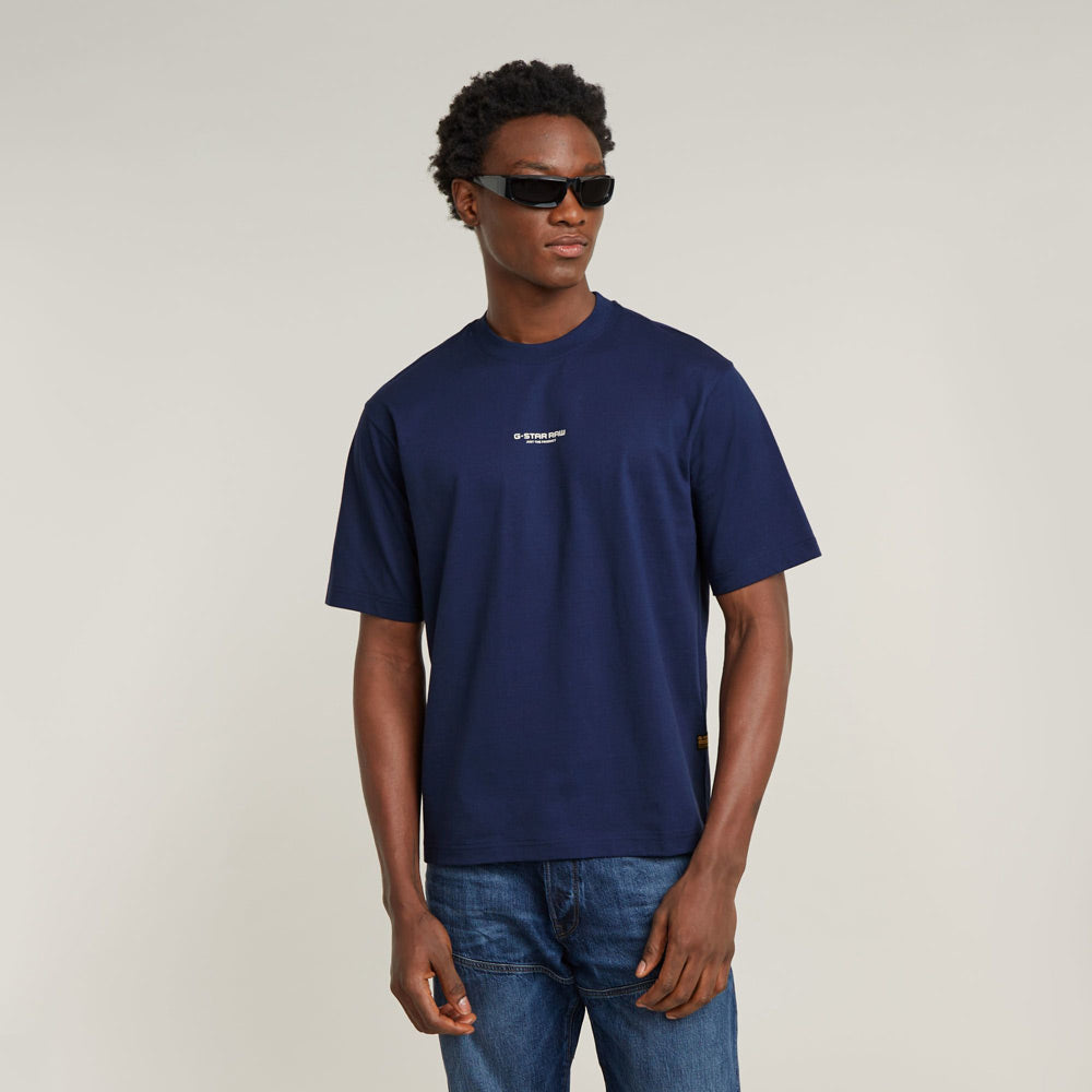 Center Chest T-Shirt - Navy