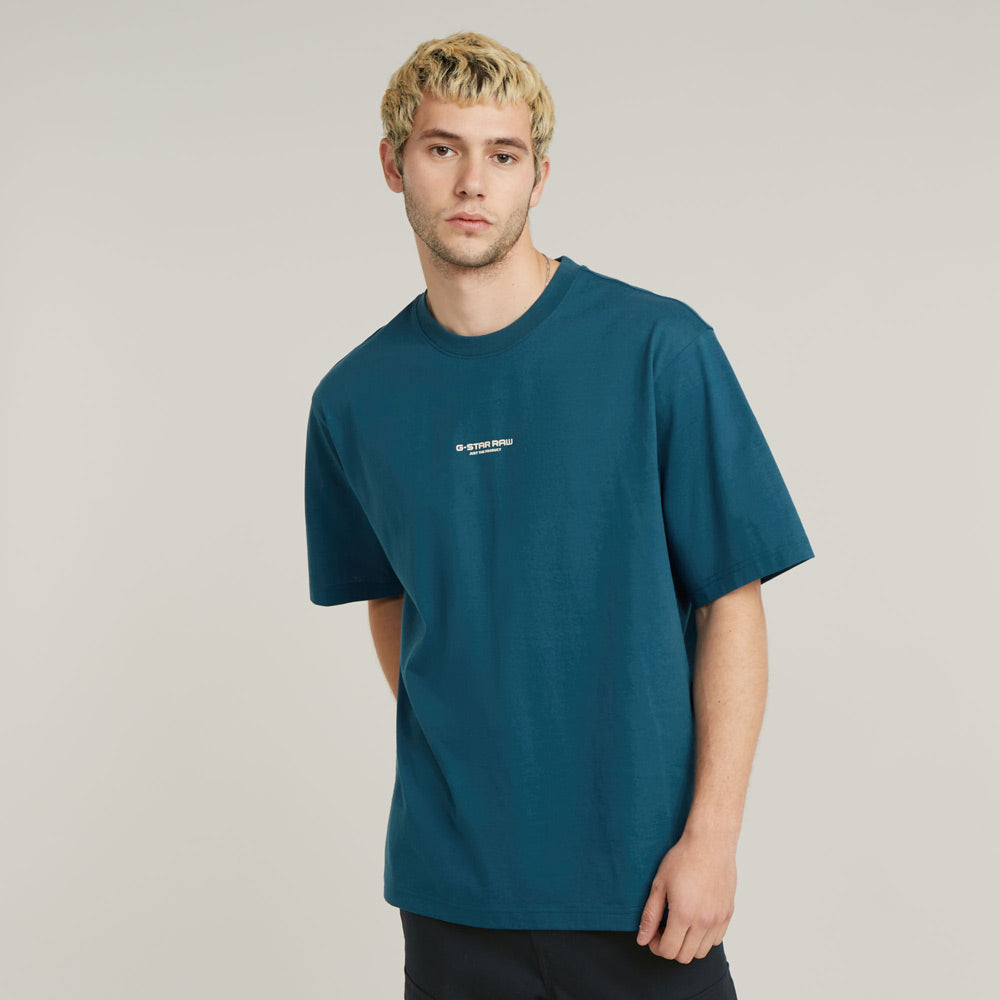 Center Chest T-Shirt - Teal