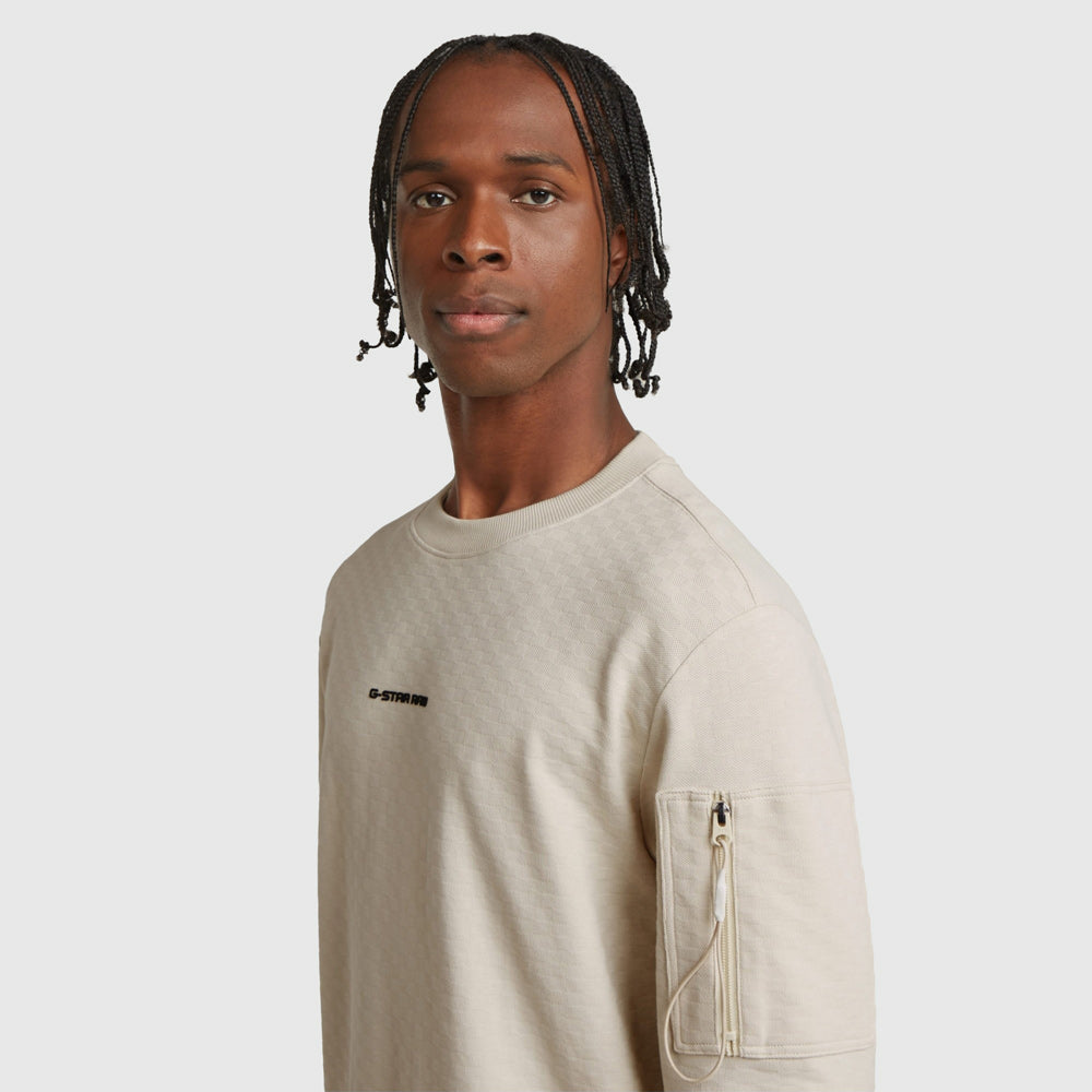 Checquard Tweeter T-Shirt - Offwhite