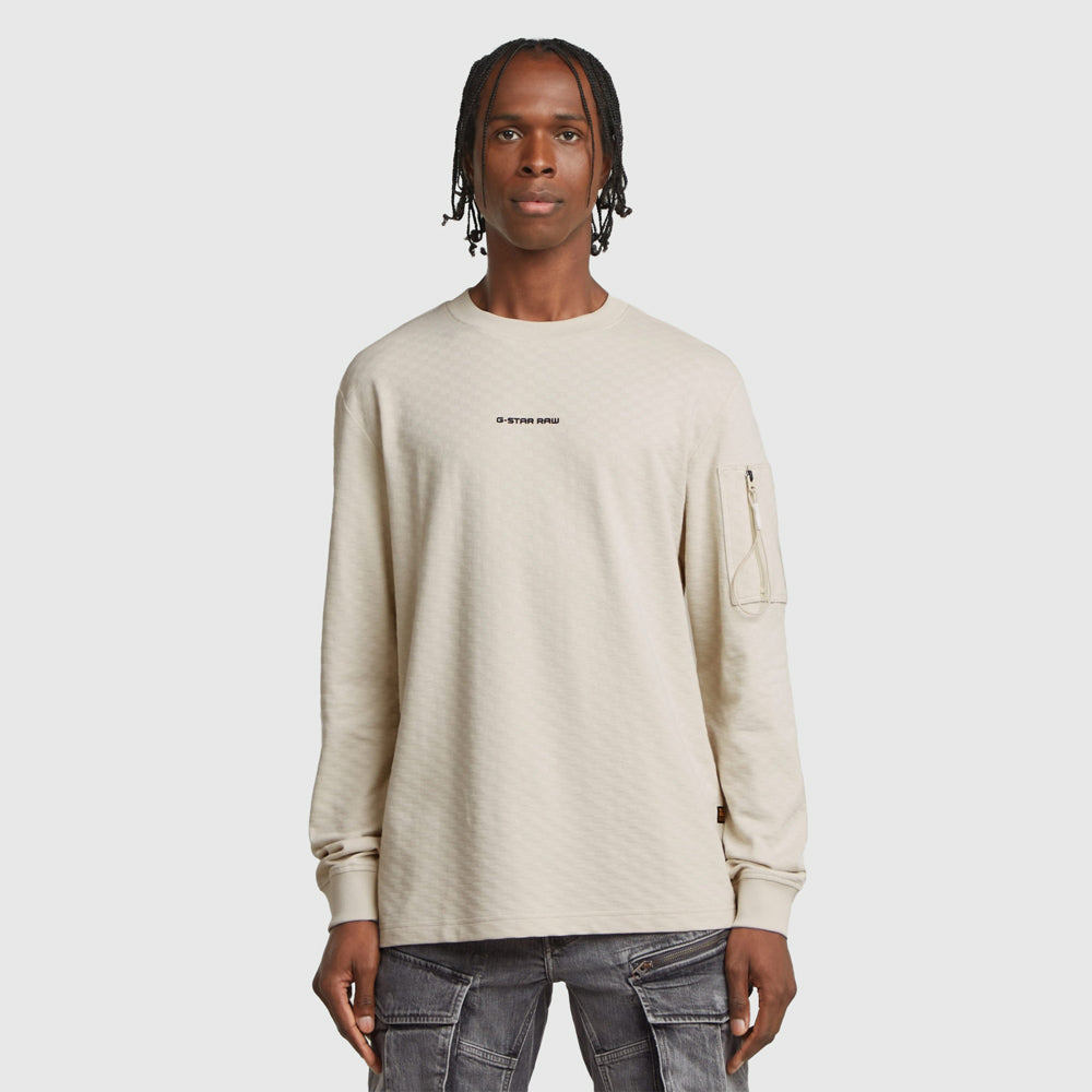 G-Star Checquard Tweeter T-Shirt - Offwhite |ThirdBaseUrban