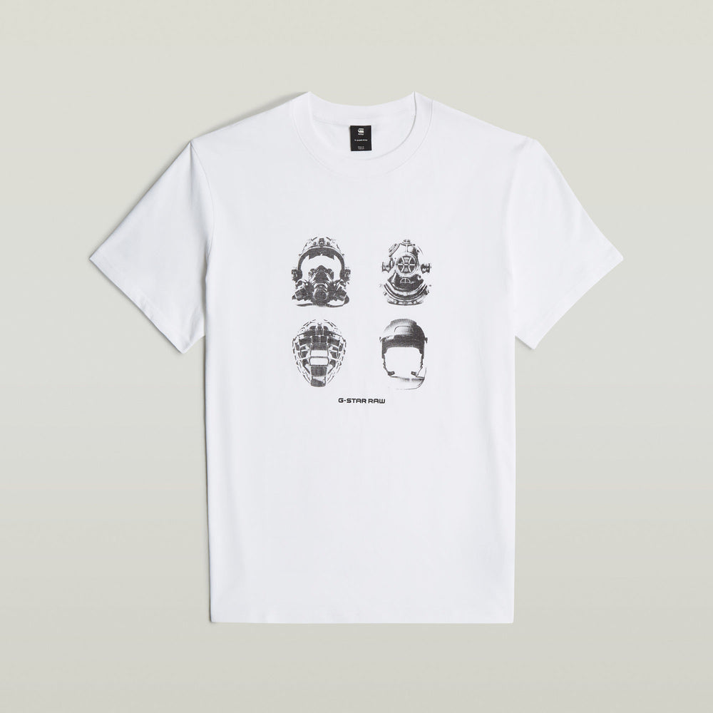 G-STAR Triple Logo Gr R T T-Shirt Uomo G-STAR Triple Logo Gr R T T-Shirt Uomo
