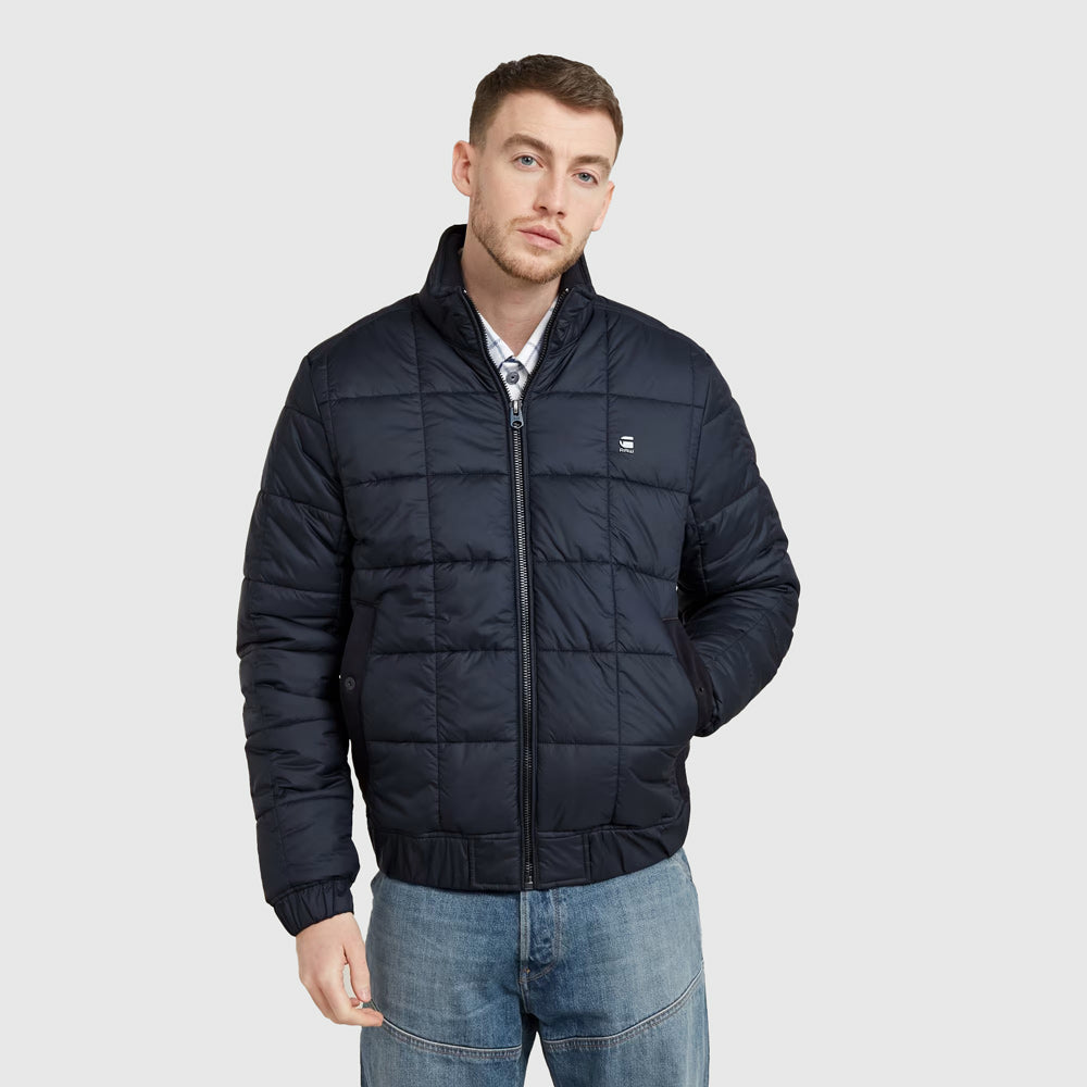 G-Star Meefic Quilt Jacket - Navy |ThirdBaseUrban