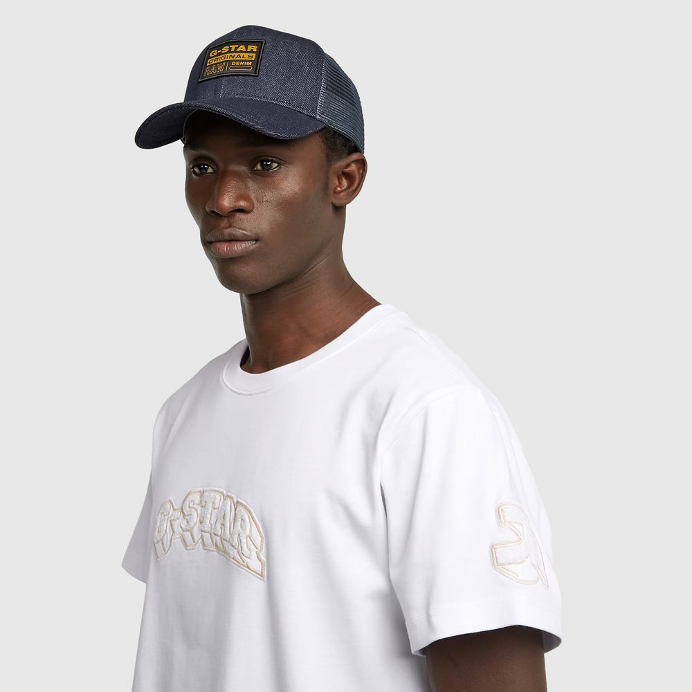 Patches Loose R T T-Shirt - White