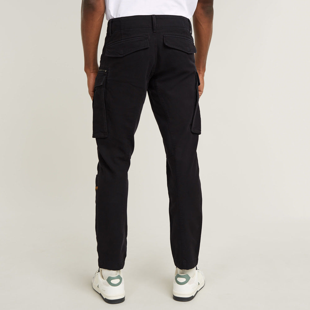 Rovic Tapered Cargo Pants - Black