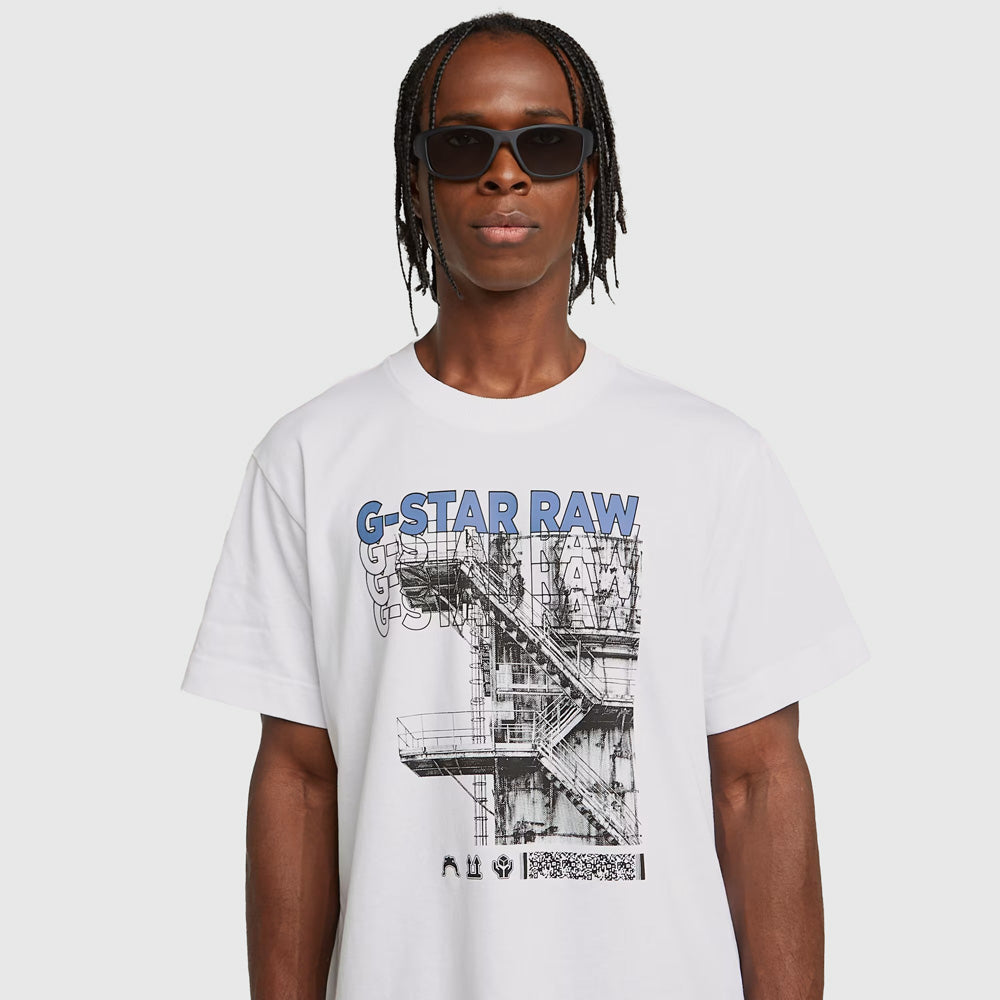 Stairs Gr T-Shirt - White