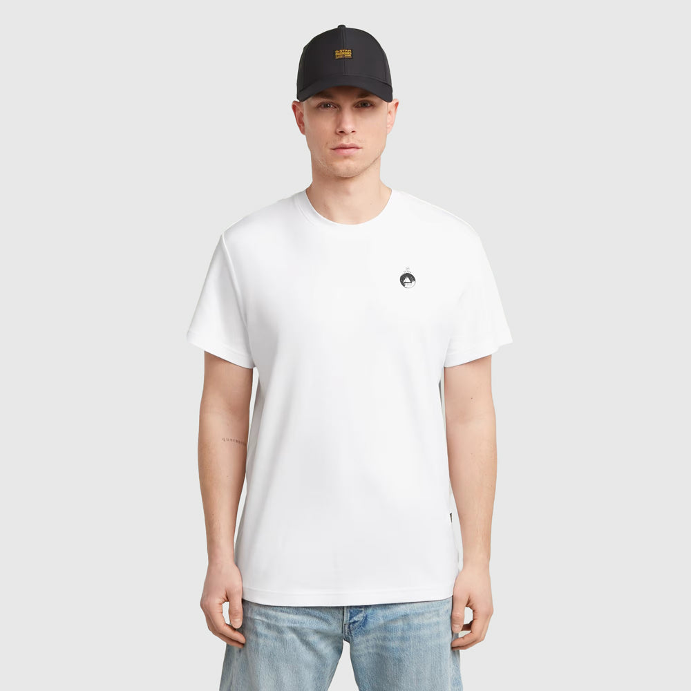 G-Star Trims Back T-Shirt - White|ThirdBaseUrban